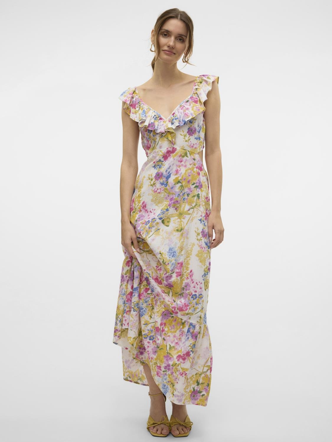 VMDICTHE Long Dress - Snow White - VERO MODA & VILA Bergvik